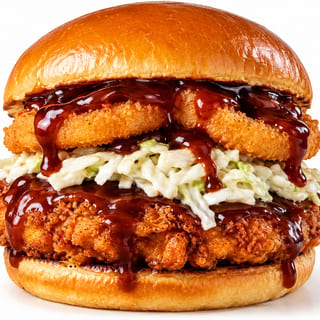 BBQ Fried Chicken Burger.