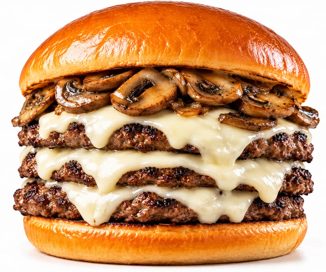 White Cheese & Mushrooms(single).