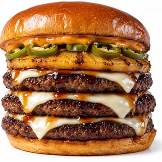 Spicy Aloha Burger  (Single)