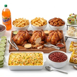Class 2026  Option #1 (3 Whole Chickens,Large Fries,Large Yuca,Large Plantains, Med tray of Rice, 38oz Black beans & Spicy beans, 8 salads,8 coleslaw, 8 Elotes or 38oz Spicy Corn, & One 2 liters Drink,18 Yellow and 18 Green sauce)