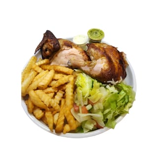 1/2  Chicken + 2 SIDES 