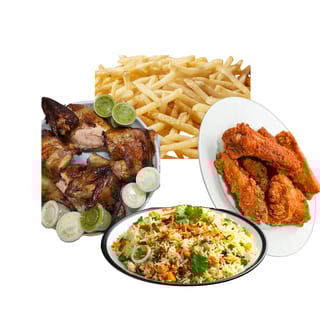 Whole Chicken + 3 Sides & 8 wings ( 🍗🔥 )