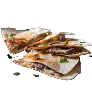 Steak   Quesadilla + Fries