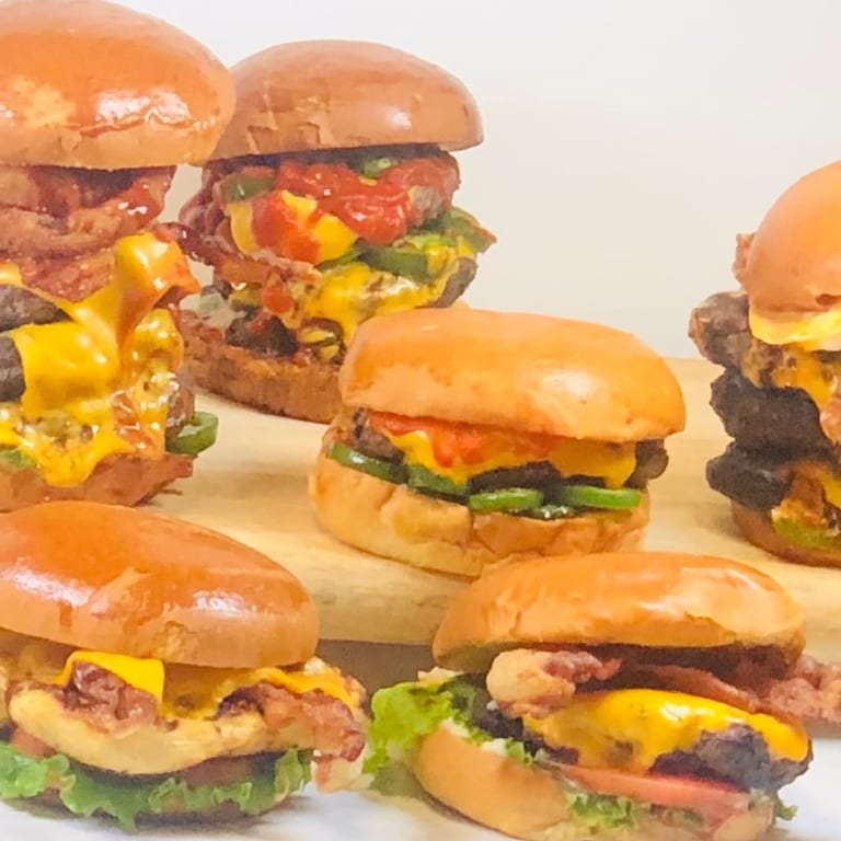 Indulge in Our Double Burger